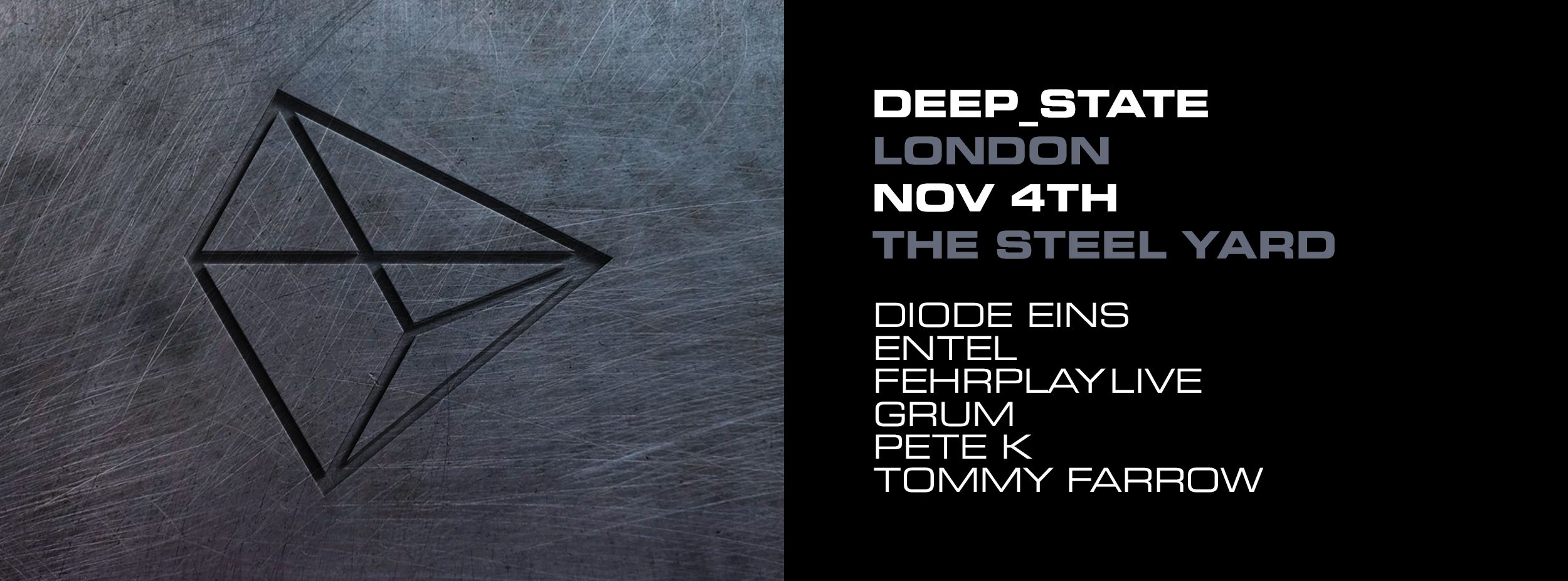 Deep State Recordings at The Steel Yard at The Steel Yard, London
