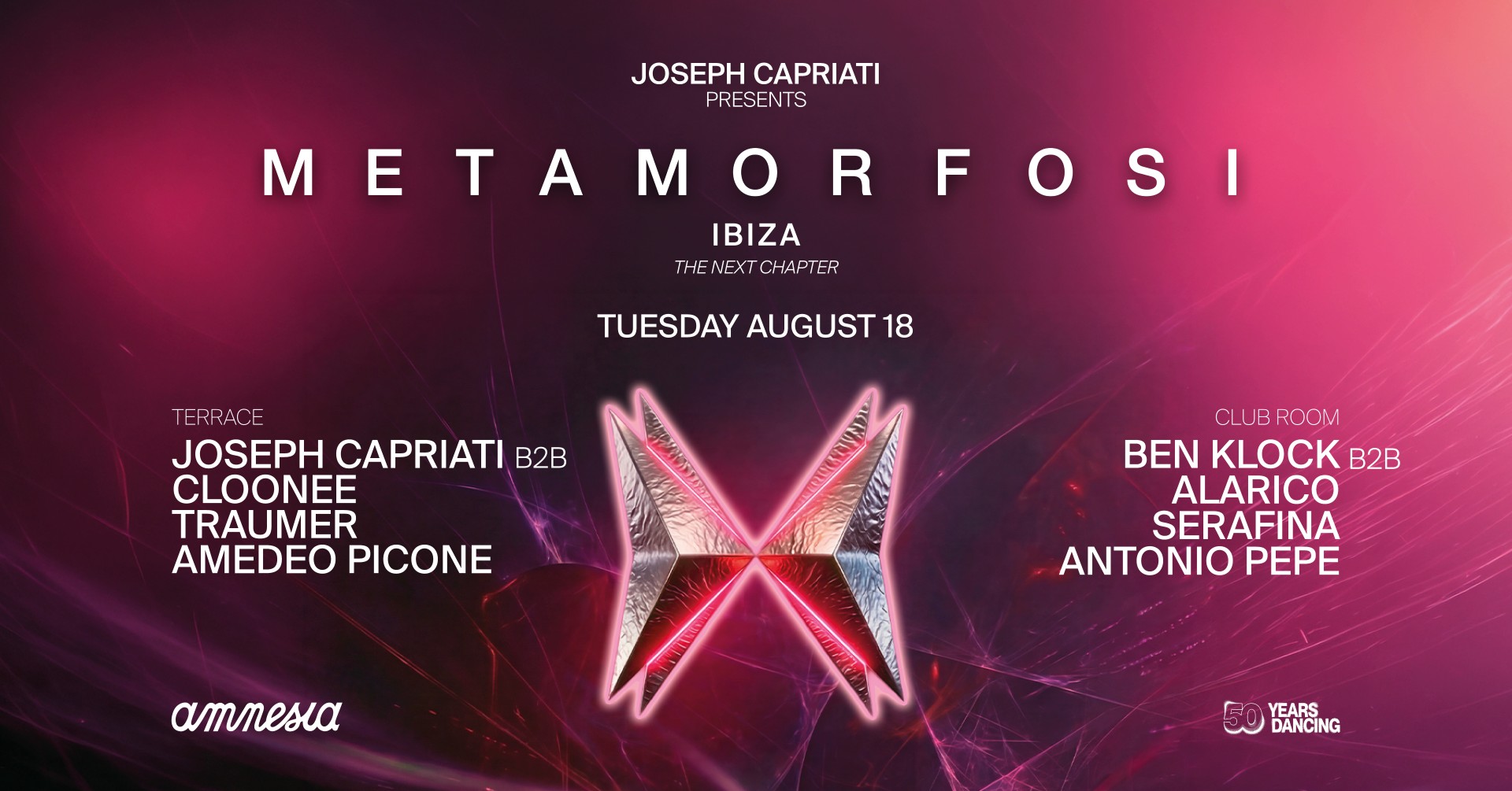 Joseph Capriati presents Metamorfosi