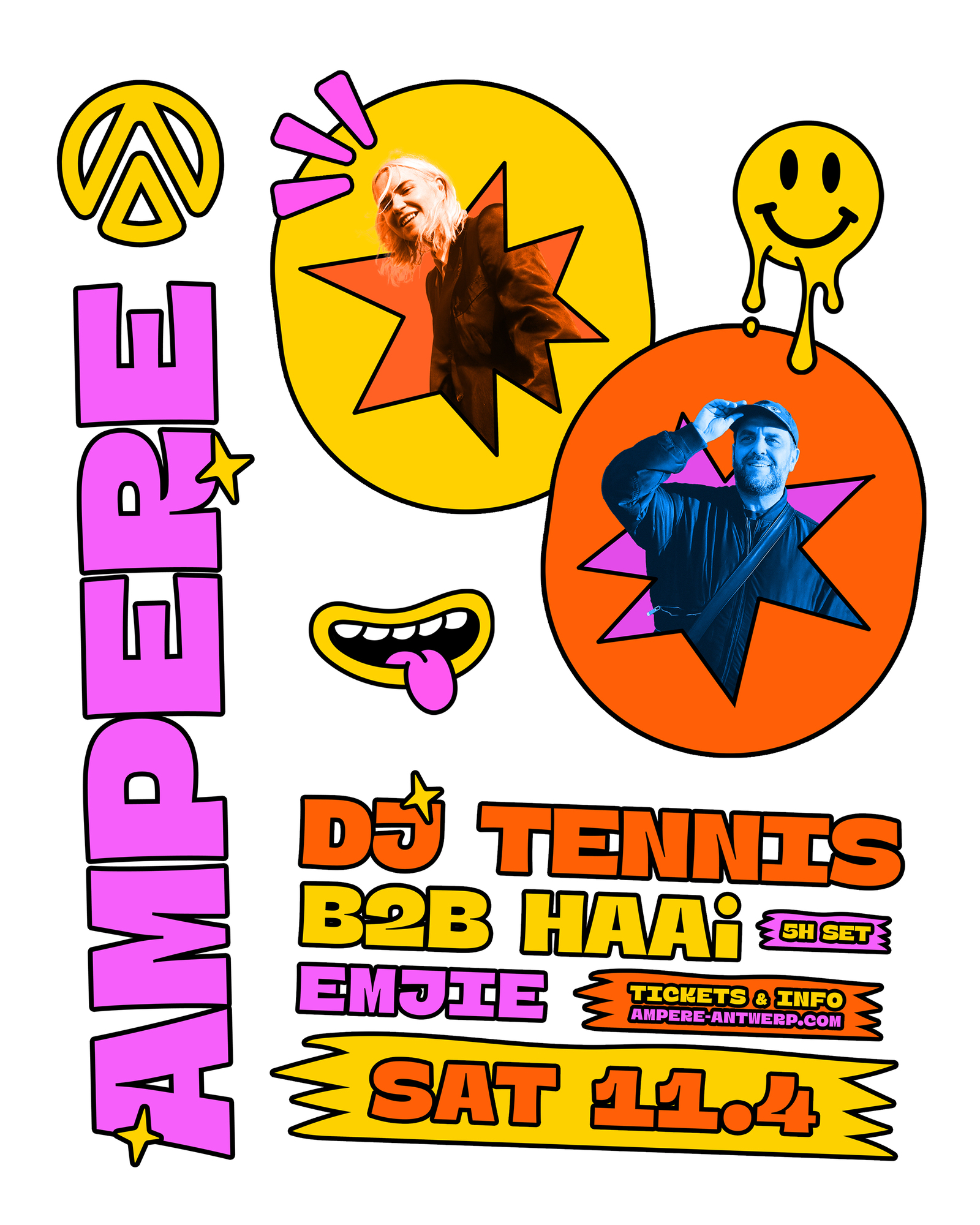 DJ Tennis x HAAi 5h b2b set at Ampere