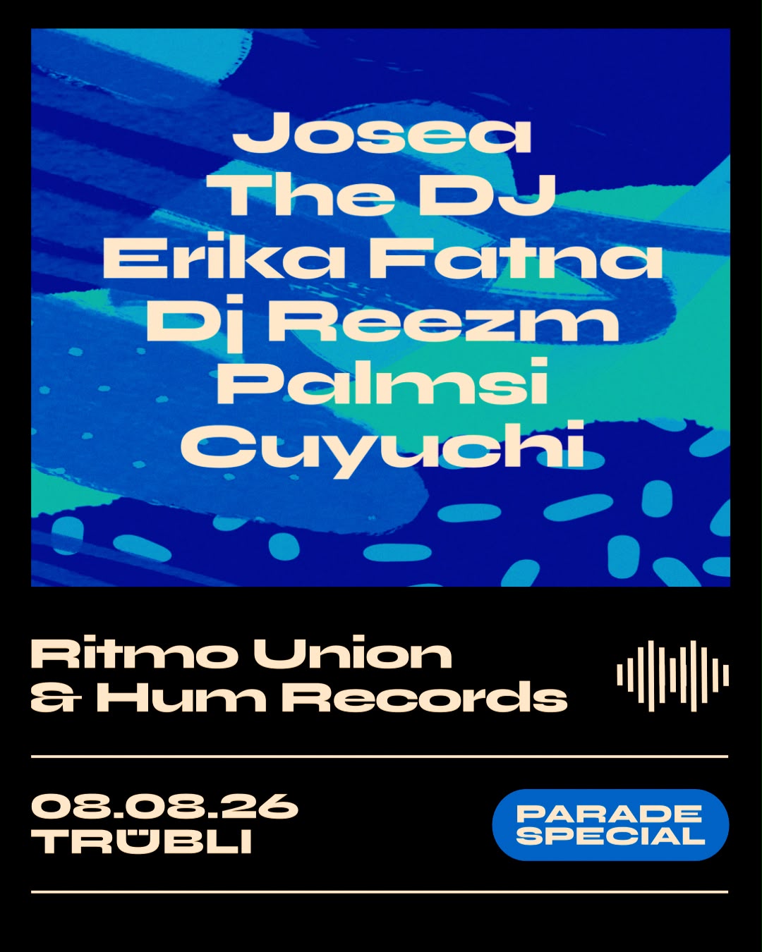 Ritmo Union x Hum Records Trübli Takeover