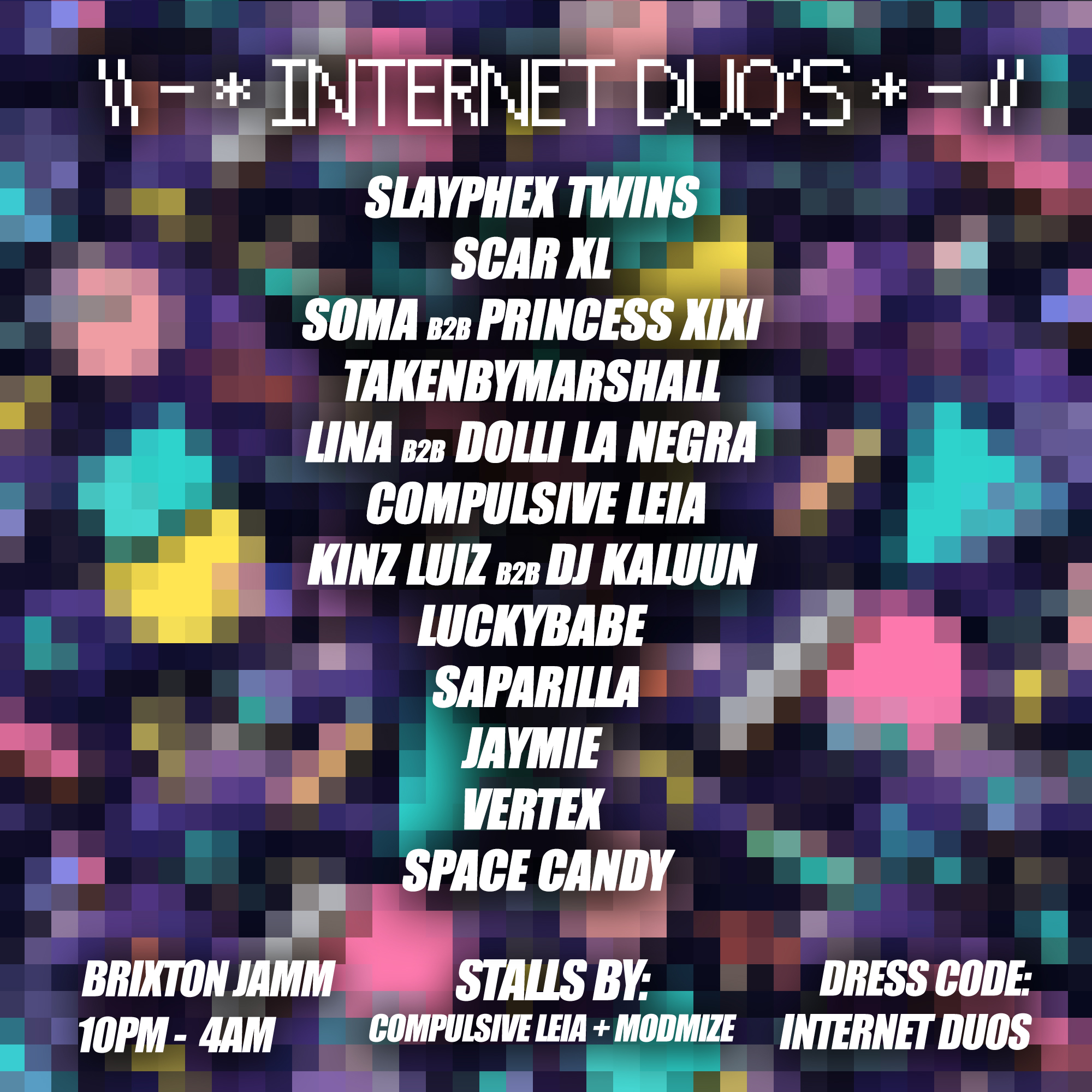 #QUEERPROM4 - internet duos // omginternetculture x serve.gla presents queer prom <3