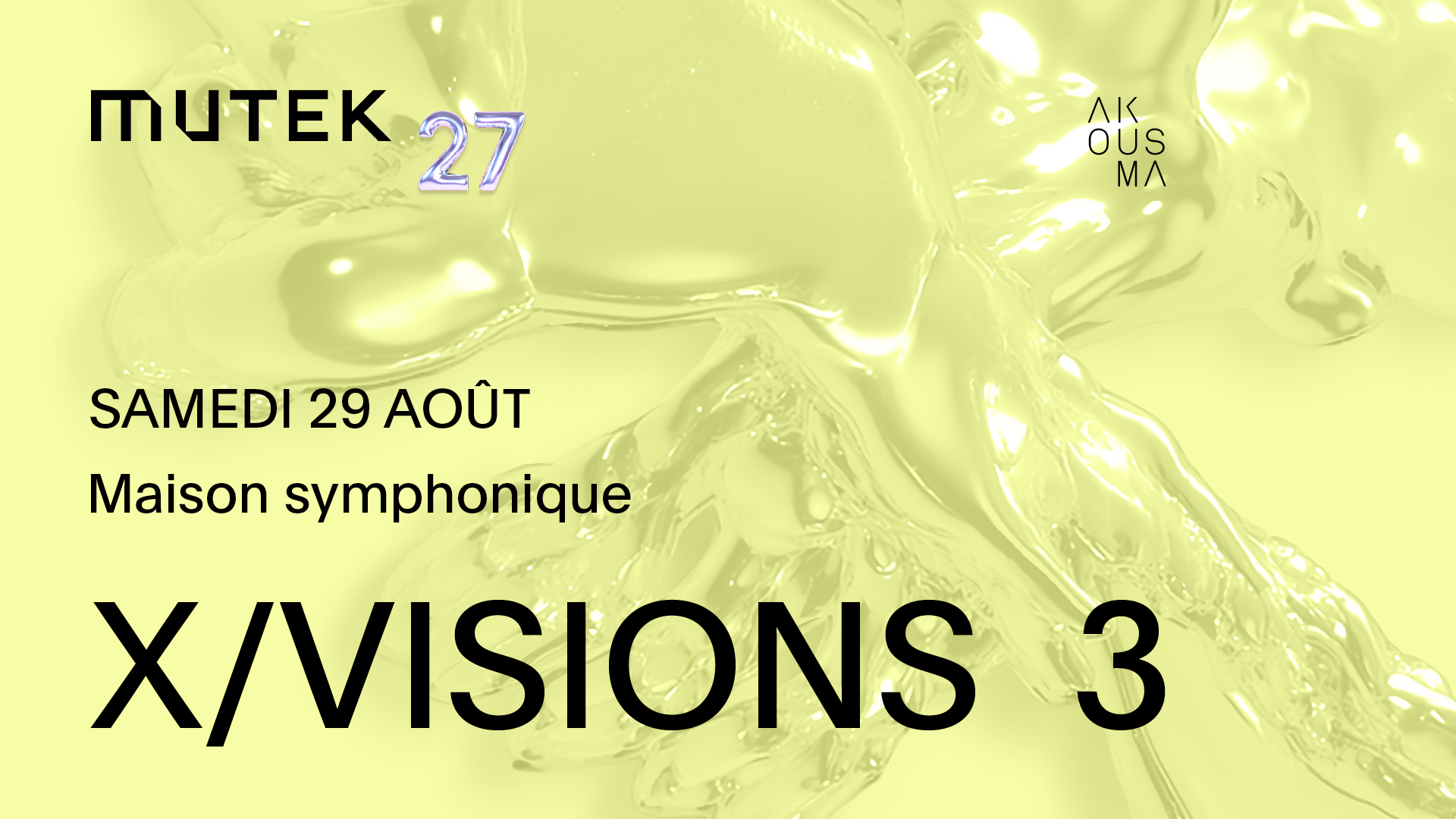 Ah! Kosmos and Hainbach, Fennesz & Lillevan - MUTEK 27