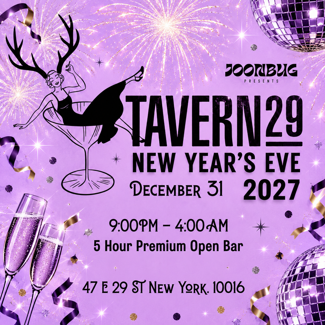 Tavern 29 NYE 27 NYC
