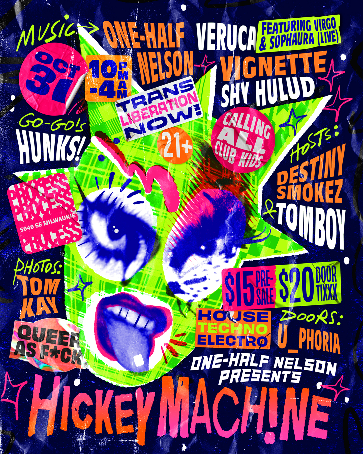 one-half nelSon presents: Hickey Machine at Process PDX, Portland