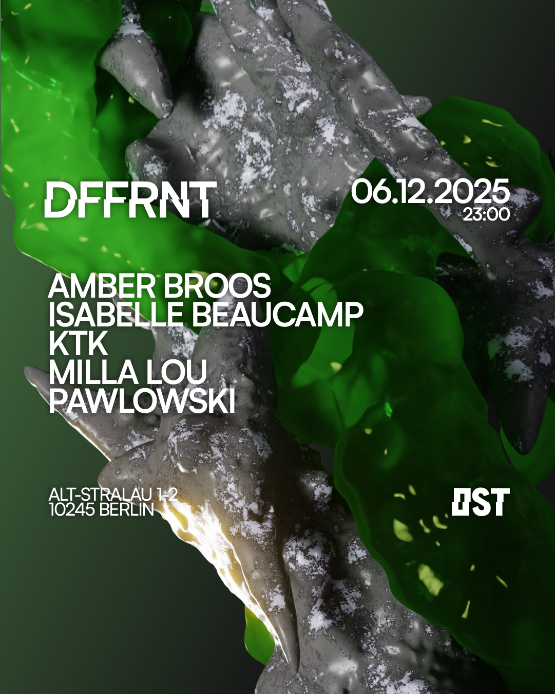 DFFRNT w. Amber Broos, Isabelle Beaucamp, KTK & Pawlowski