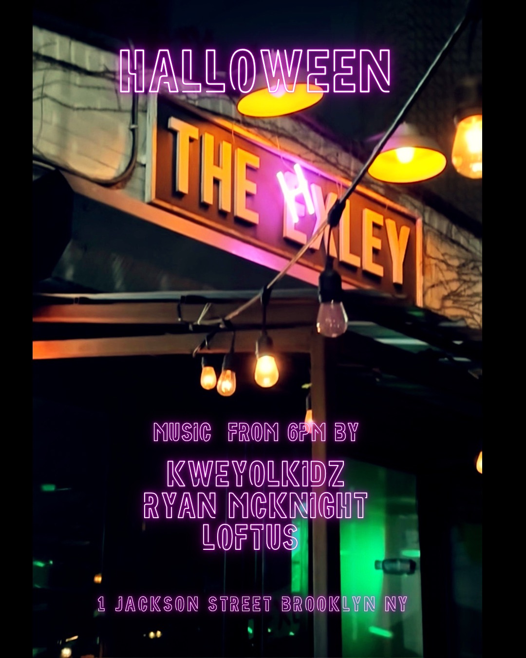 Halloween at 'Hexley' with Kweyolkidz, Ryan McKnight and LOFTUS