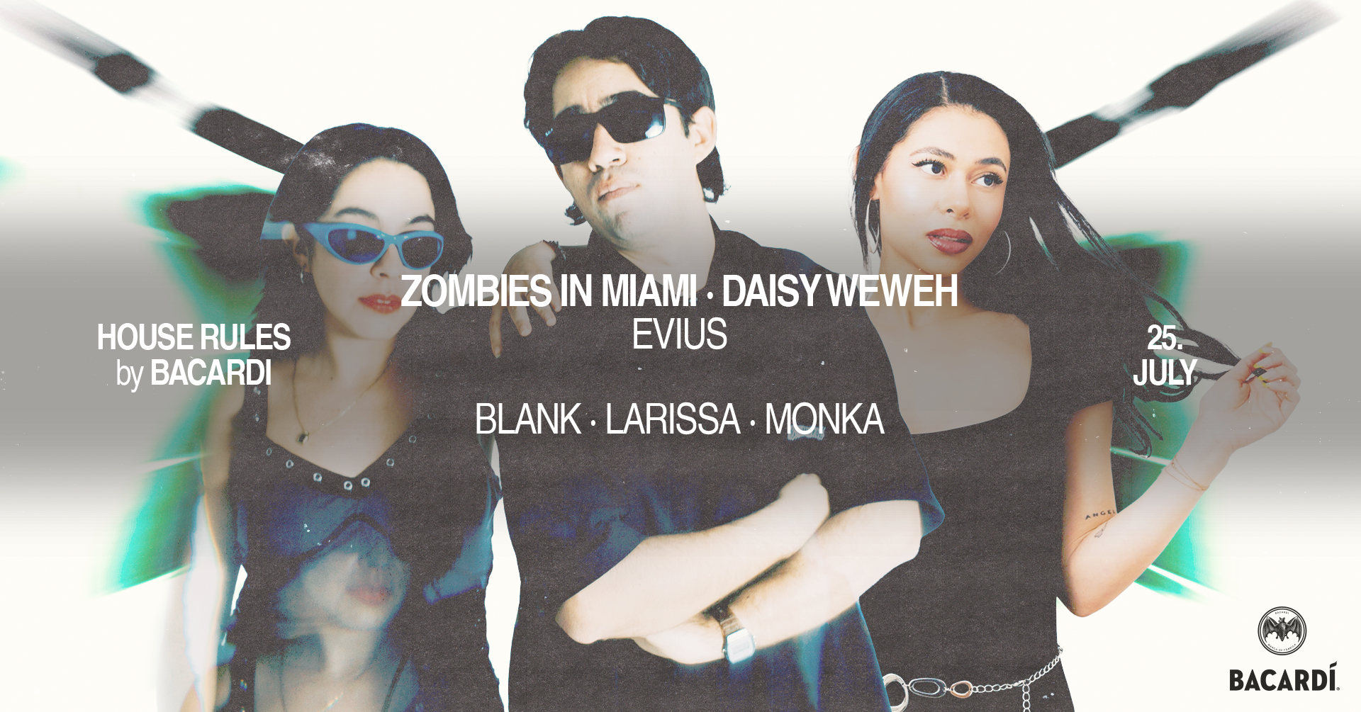 Zombies In Miami, Daisy Weweh by BACARDI — Crackhouse, Гданьск