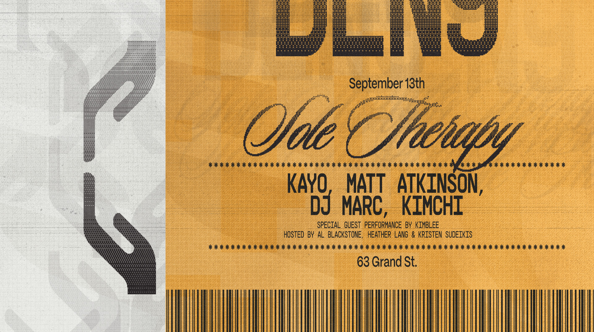 Sole Therapy - KAYO, Matt Atkinson, DJ Marc, Kimchi + Performance by Kimblee - Dead Letter No.9 — Música · New York