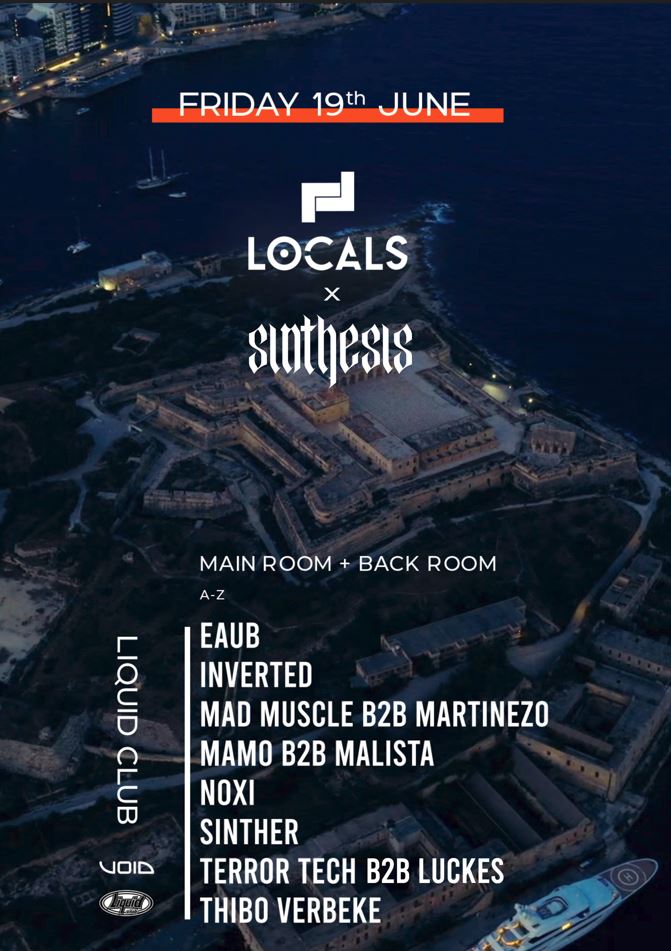 LOCALS X SINTHESIS [PL]: LIQUID [2 ROOMS] event in Liquid Club, Malta, Malta
