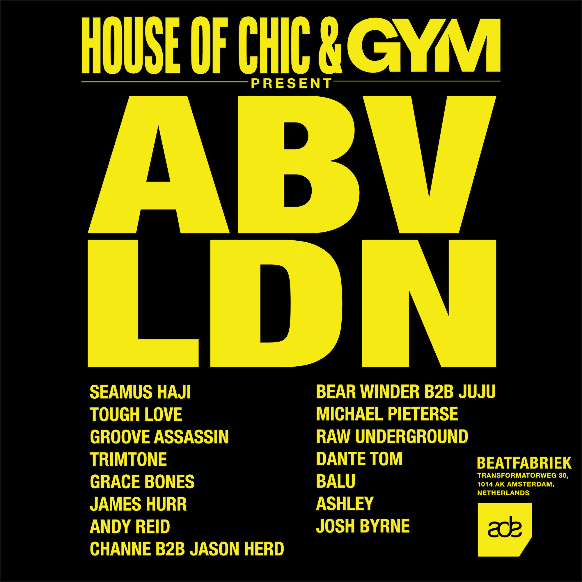 Raw Underground Event-Flyer