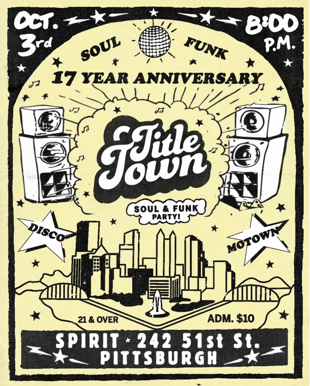 TITLE TOWN Soul & Funk Party: 17 Year Anniversary