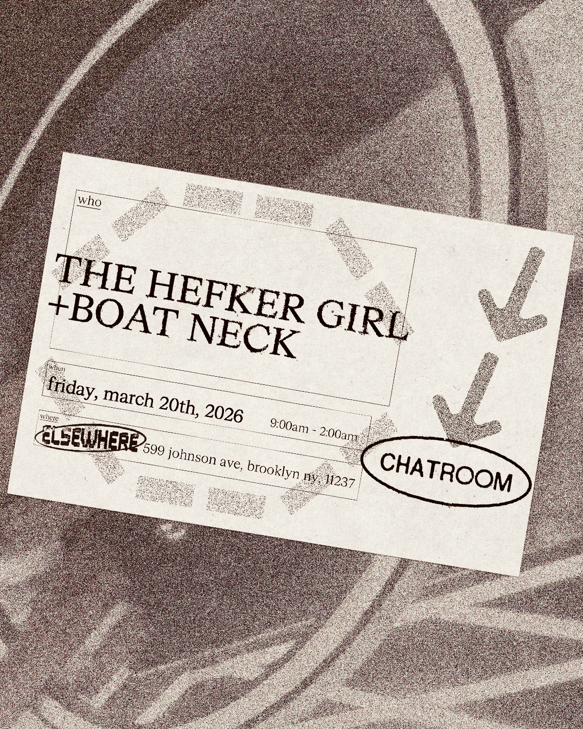 Chatroom: The Hefker Girl + Boat Neck