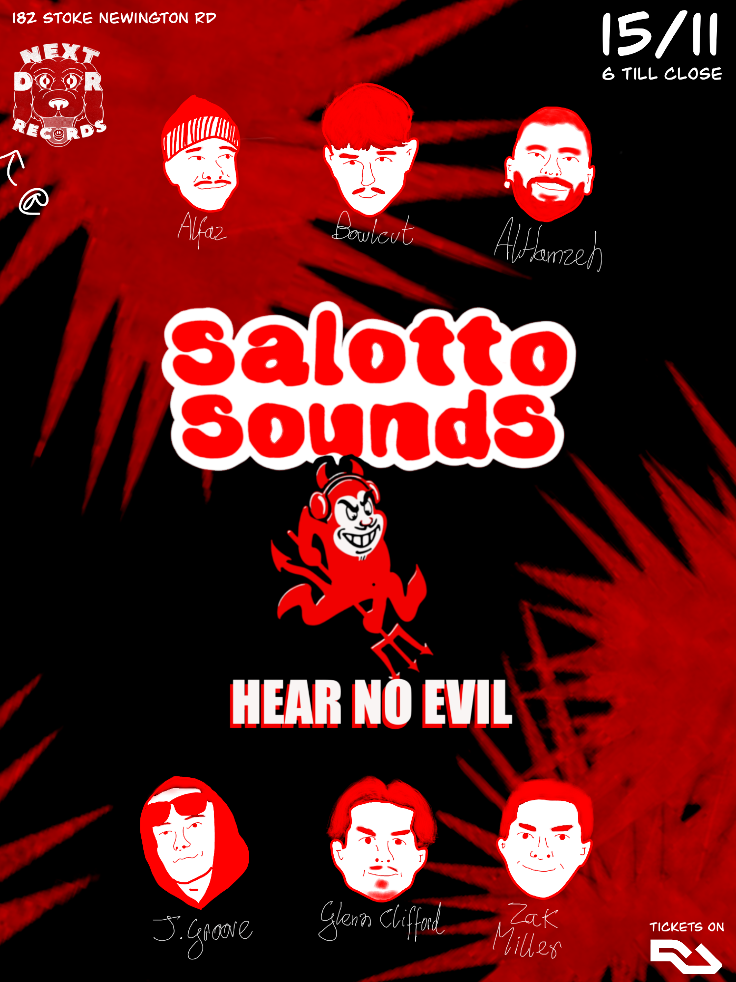 Salotto Sounds X Hear No Evil at Next Door Records Two, London
