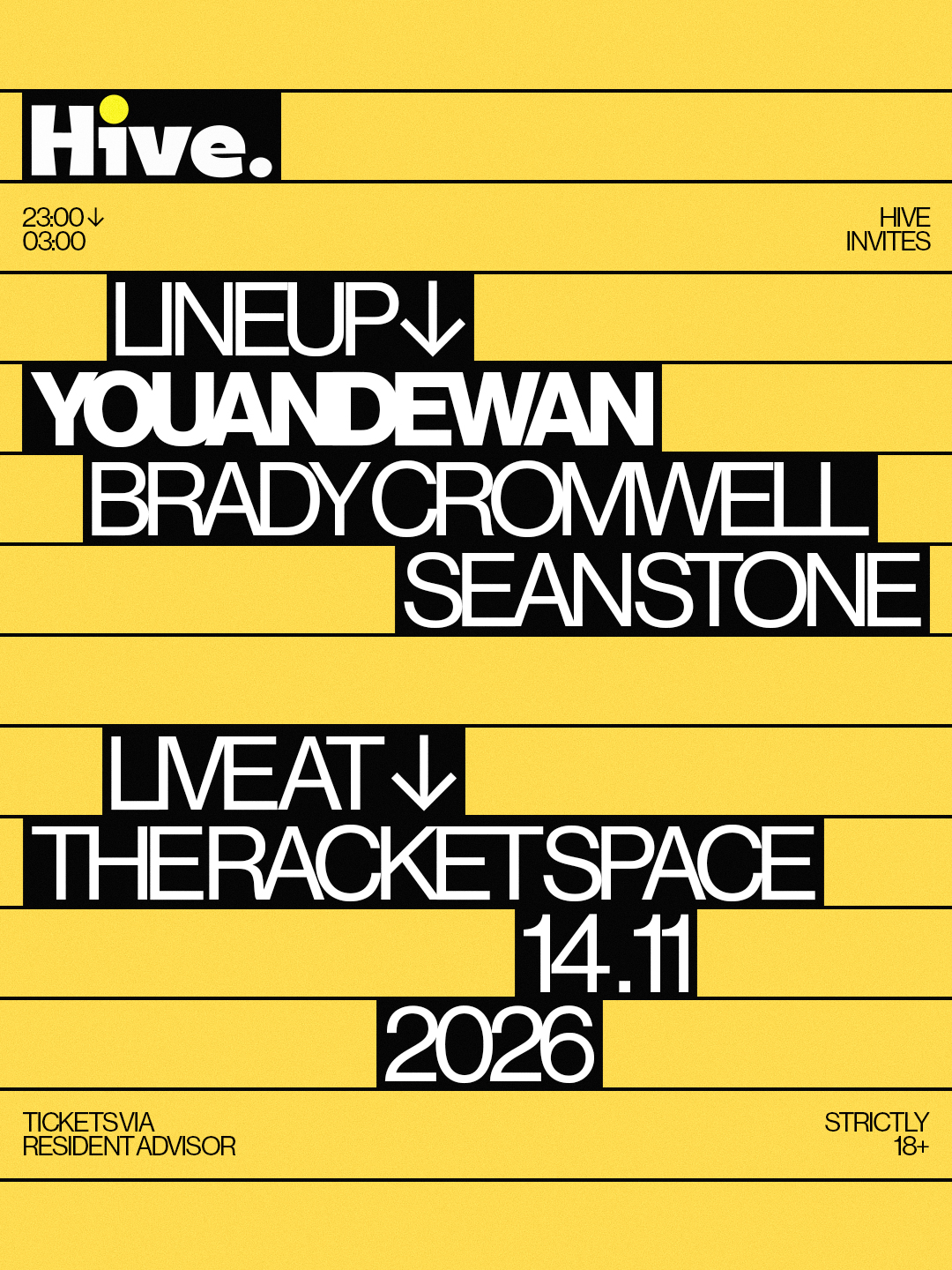 Hive Invites...Youandewan