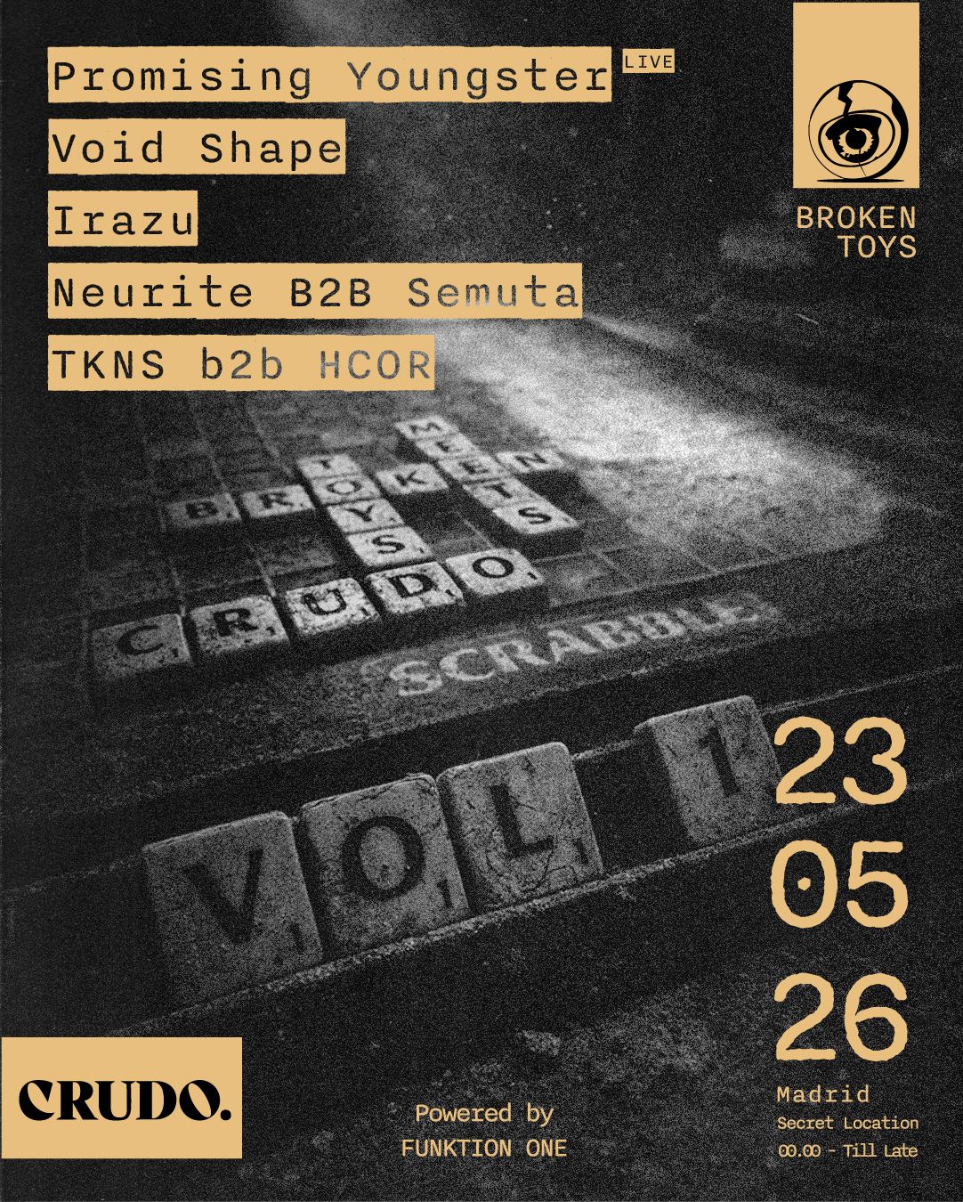 BROKEN TOYS x CRUDO: Vol.01