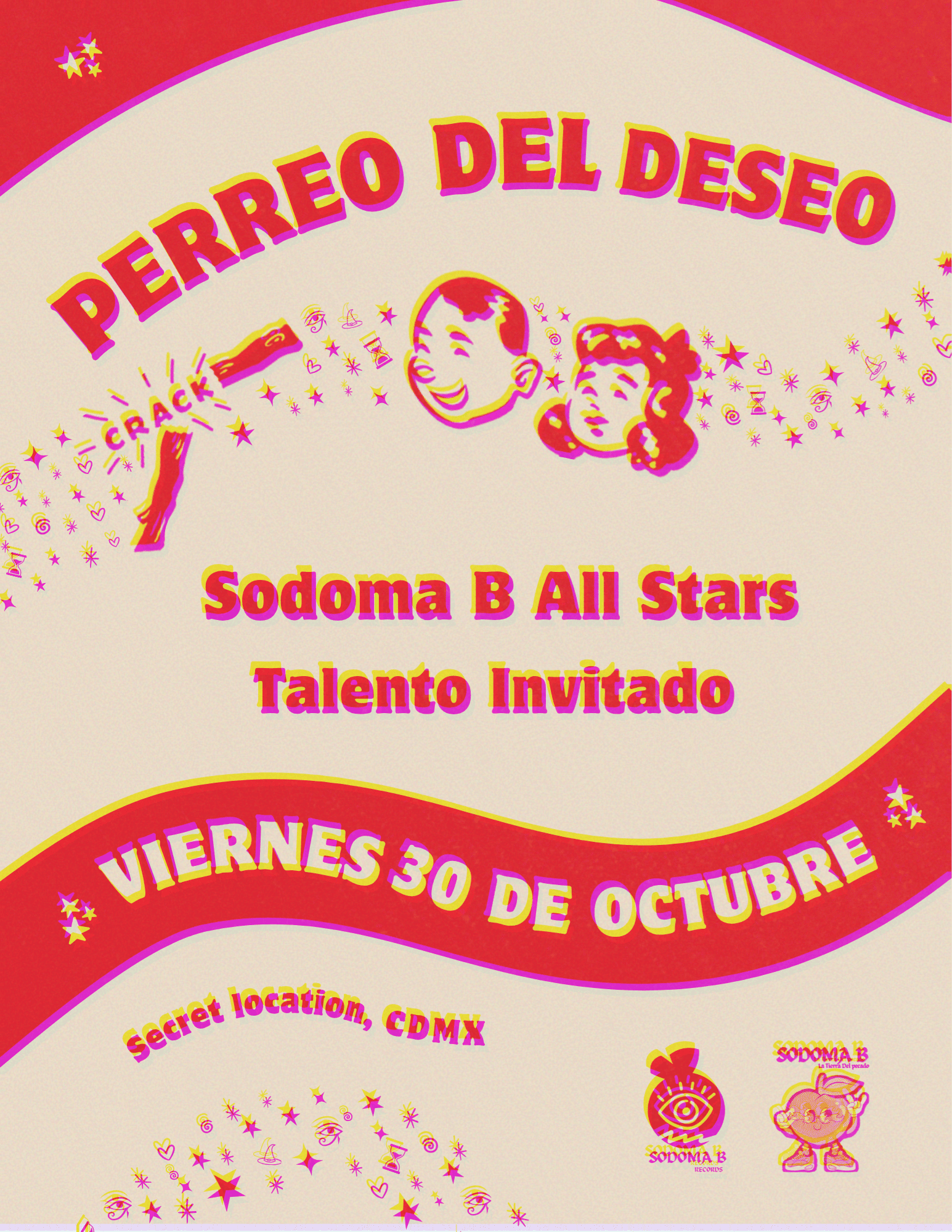 Flyer de Perreo Del Deseo