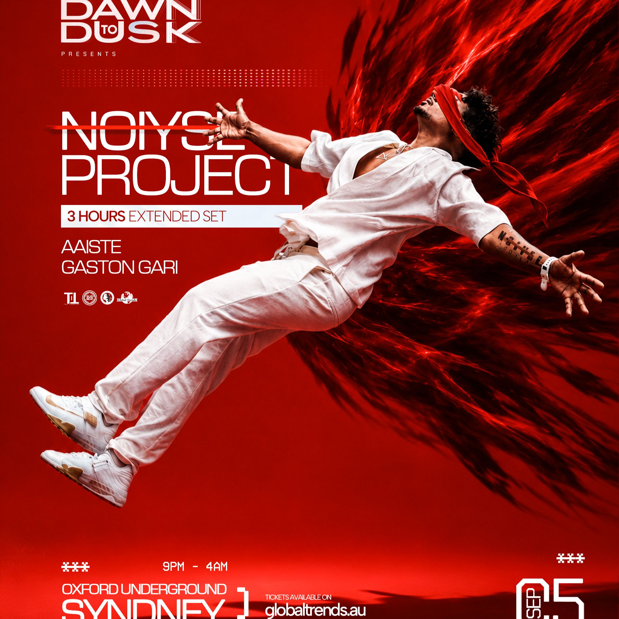 Gta Pres: Noiyse Project Live at Dawn to Dusk - Sydney 2026