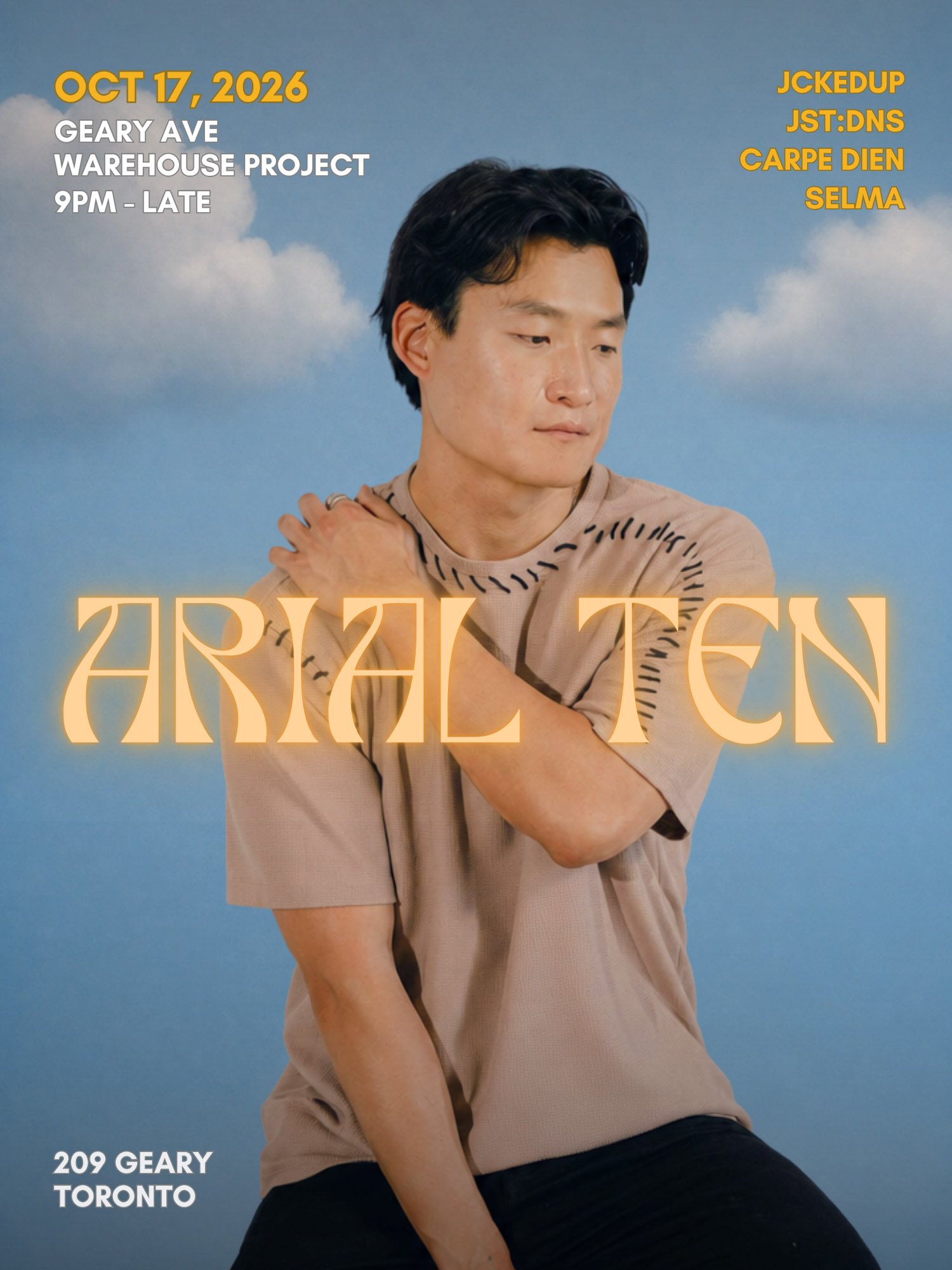 Arial Ten with JCKEDUP, JST:DNS, Carpe Dien, Selma (House, R&B/Dance)