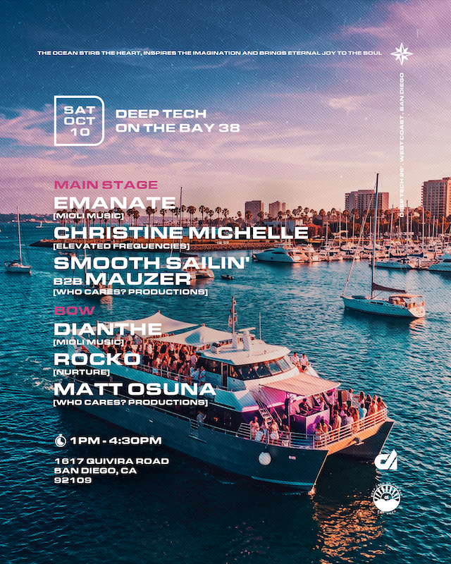 Deep Tech on the Bay 38: Mioli Music, Elevated Frequencies, Nurture, Who Cares? Productions