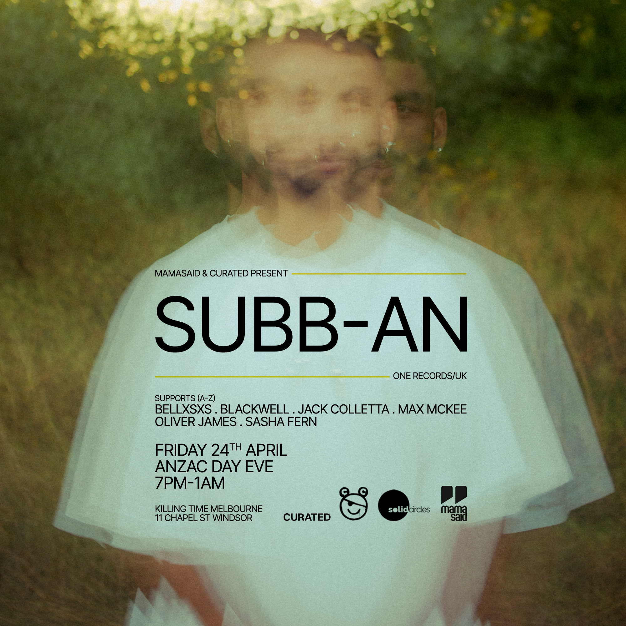 Curated & Mama Said present Subb-an (UK)