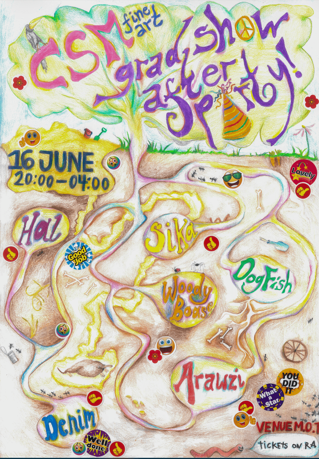 CSM Fine Art Degree Show AFTERPARTY