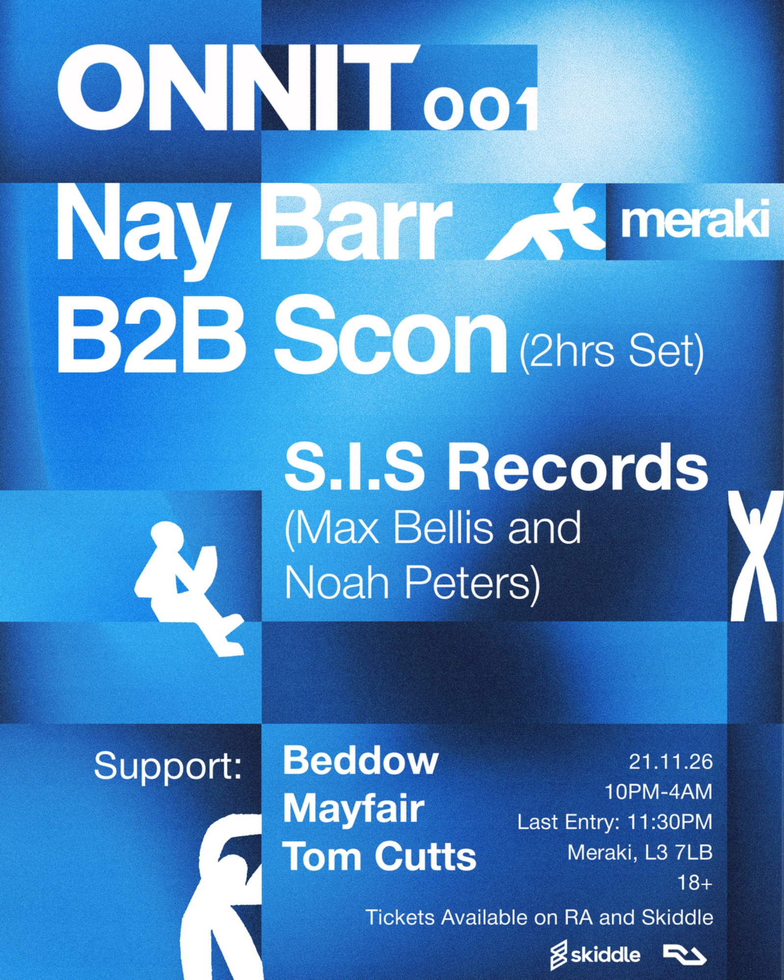 ONNIT001 - Scon / Naybarr / S.I.S (Max Bellis & Noah Peters) flyer ONNIT001 - Scon / Naybarr / S.I.S (Max Bellis & Noah Peters) flyer
