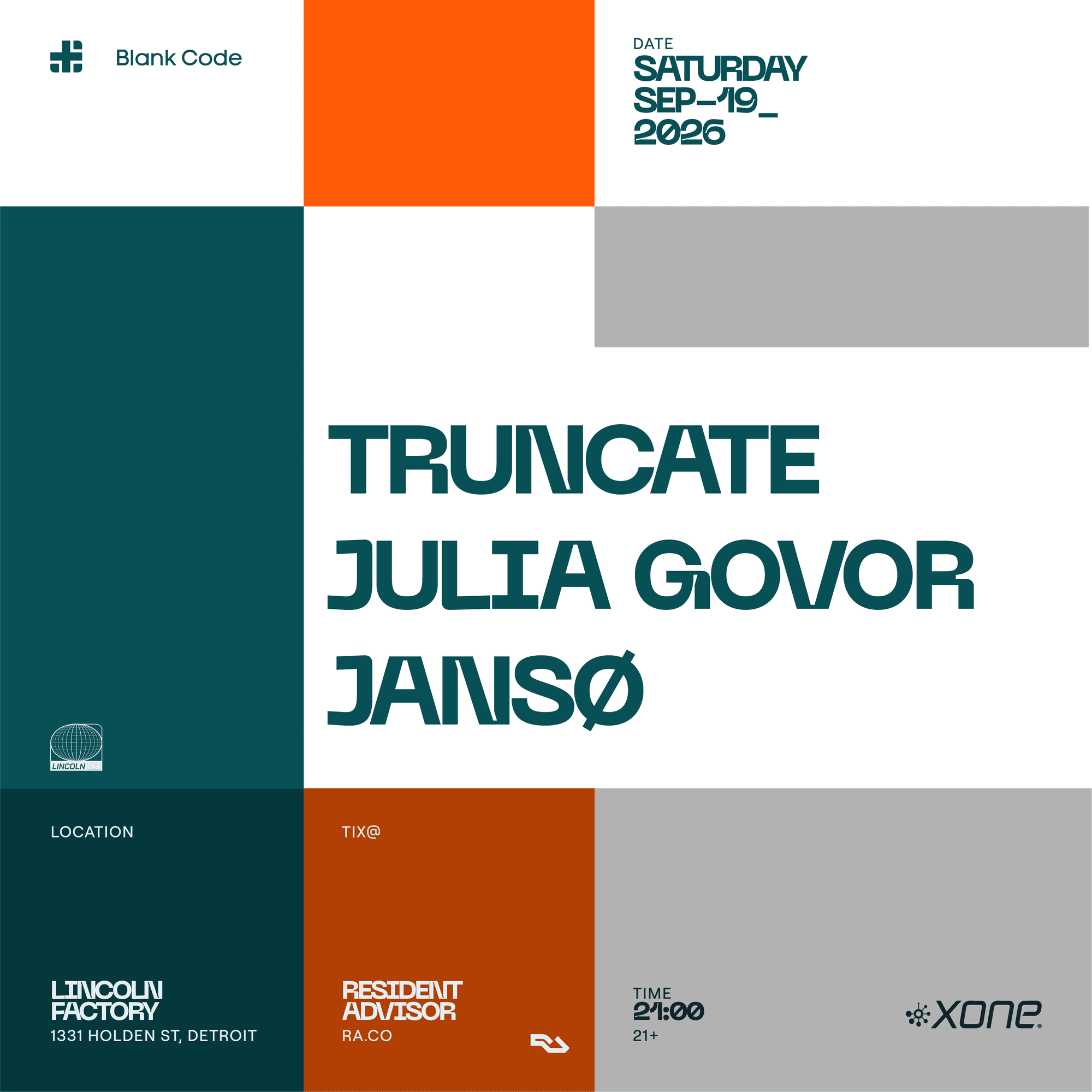 Truncate - Julia Govor - JANSØ - Lincoln Factory