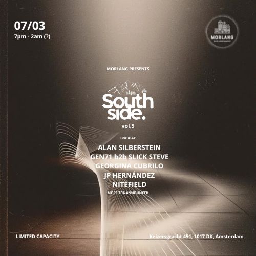 SouthSide x Morlang - House & Minimal Sessions - Vol.5