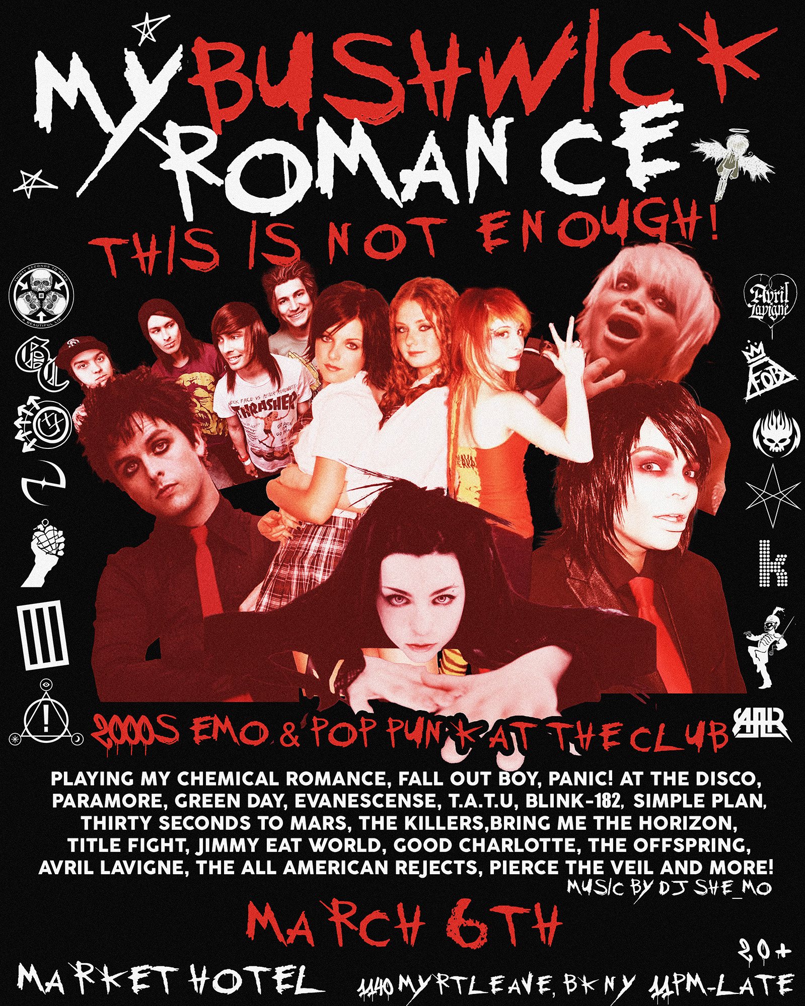 MY BUSHWICK ROMANCE: 2000's emo and pop punk at the club