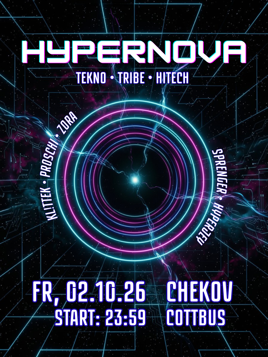 HYPERNOVA • Tekno, Tribe & Hitech