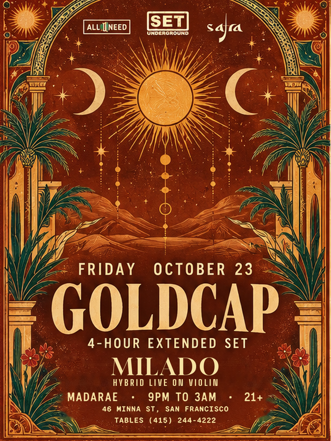Goldcap (4-Hour Extended Set) by SET x Safra x All I Need