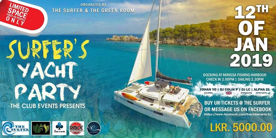 Surfers YACHT PARTY