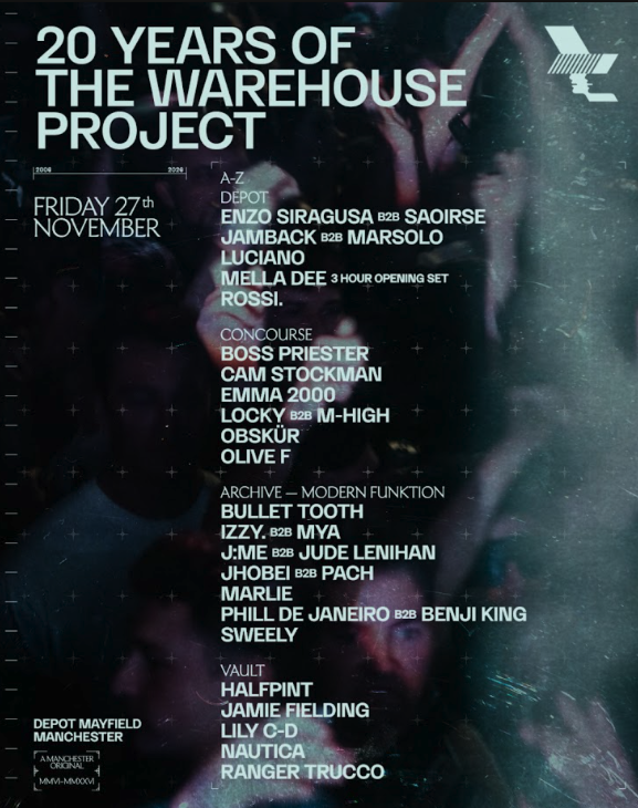WHP presents: 20 Years of The Warehouse Project