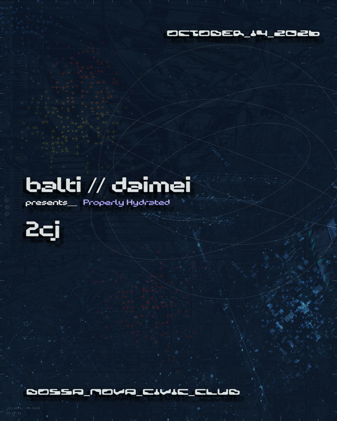 happy hour with .json & damei // balti - Bossa Nova Civic Club