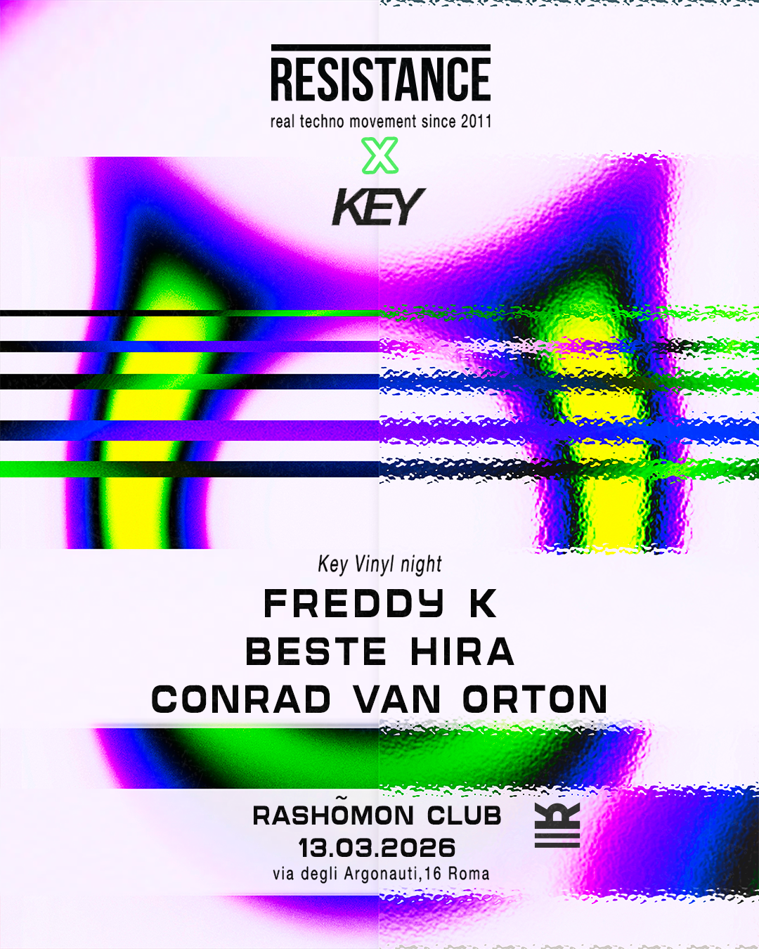 Resistance x Key Vinyl: Freddy K, Beste Hira, Conrad Van Orton at