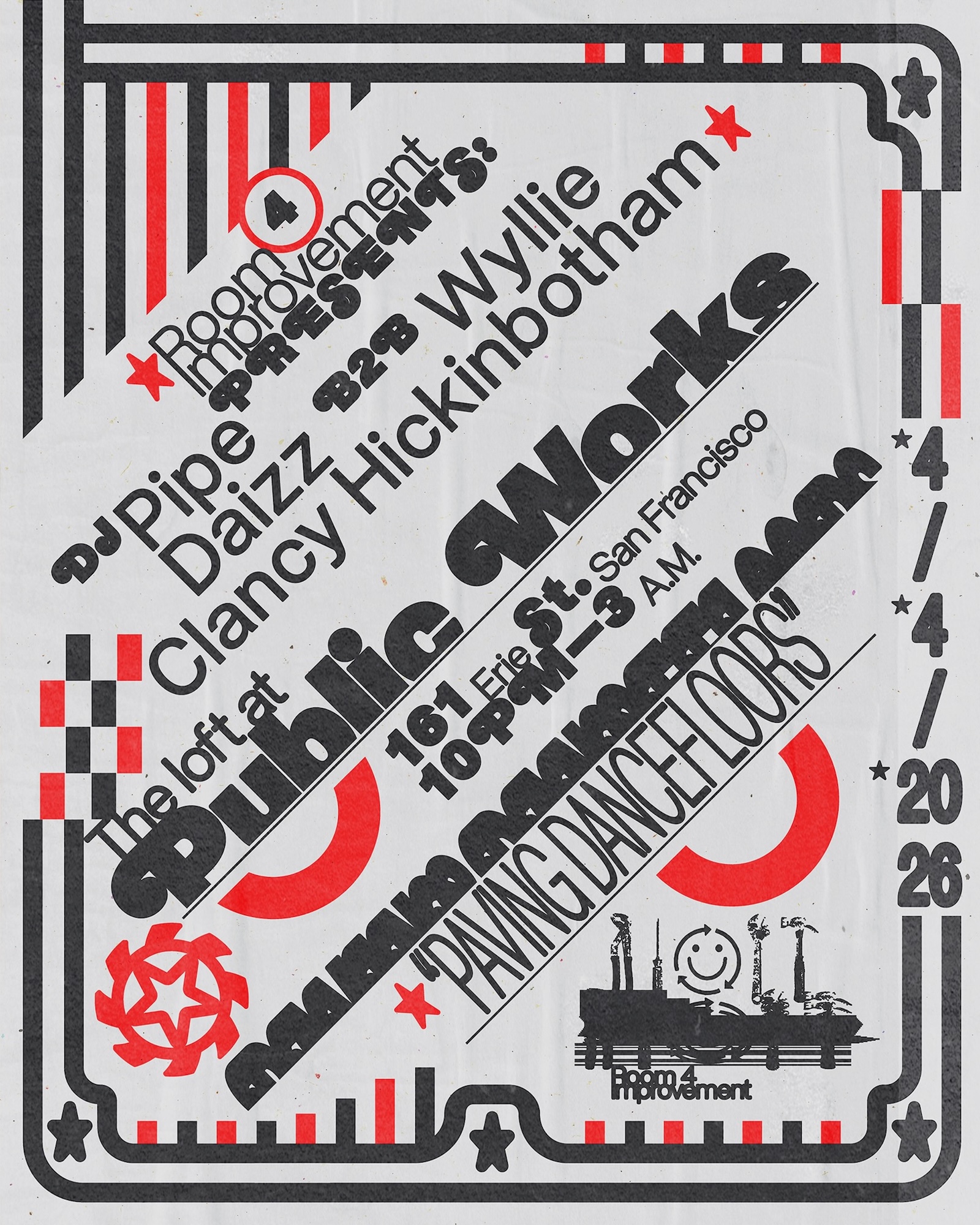 DJ Pipe, Daizz b2b Wylie & Clancy Hickinbotham