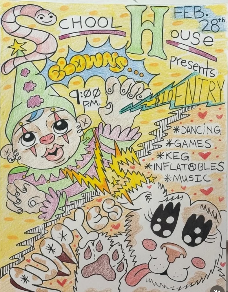 Schoolhouse After-hours presents: Clowns vs Puppies: A Rent Party