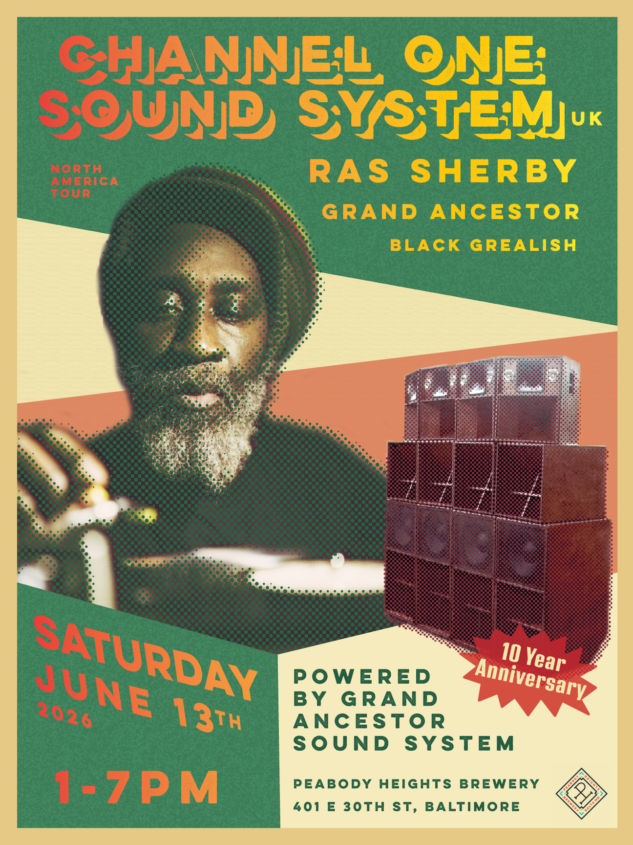 Channel One Sound System at Peabody Heights Brewery, Baltimore
