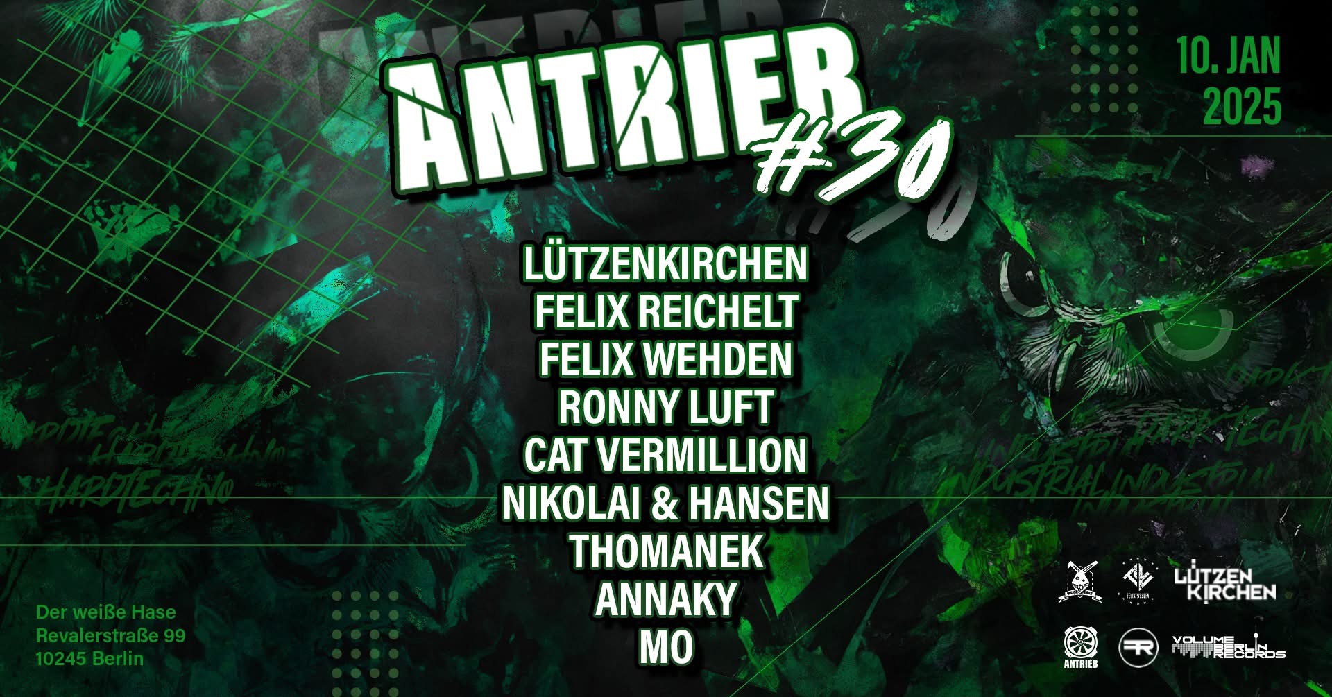 Antrieb 30 w Lützenkirchen bei Der Weiße Hase, Berlin · Tickets