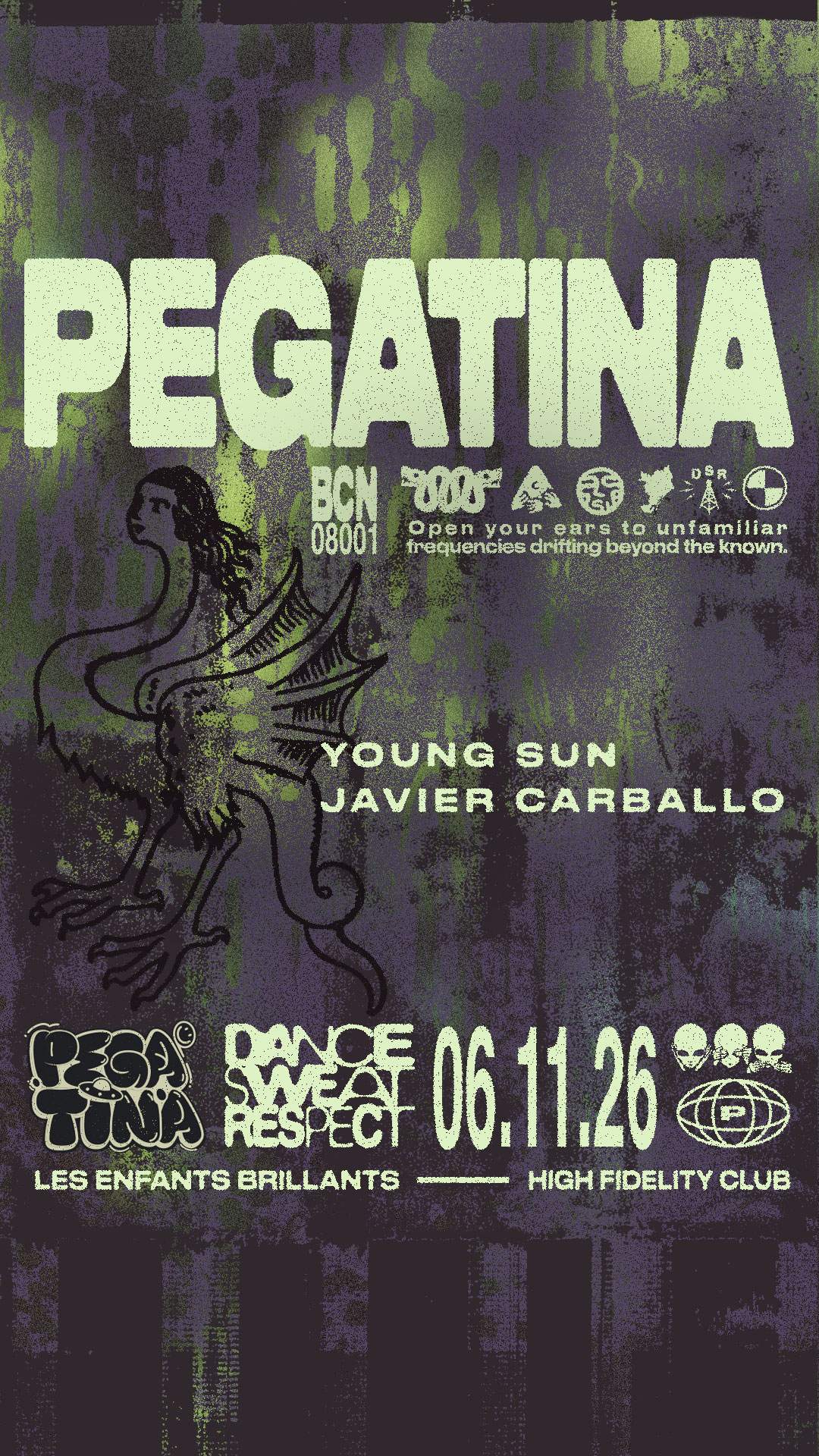 Pegatina pres. Young Sun