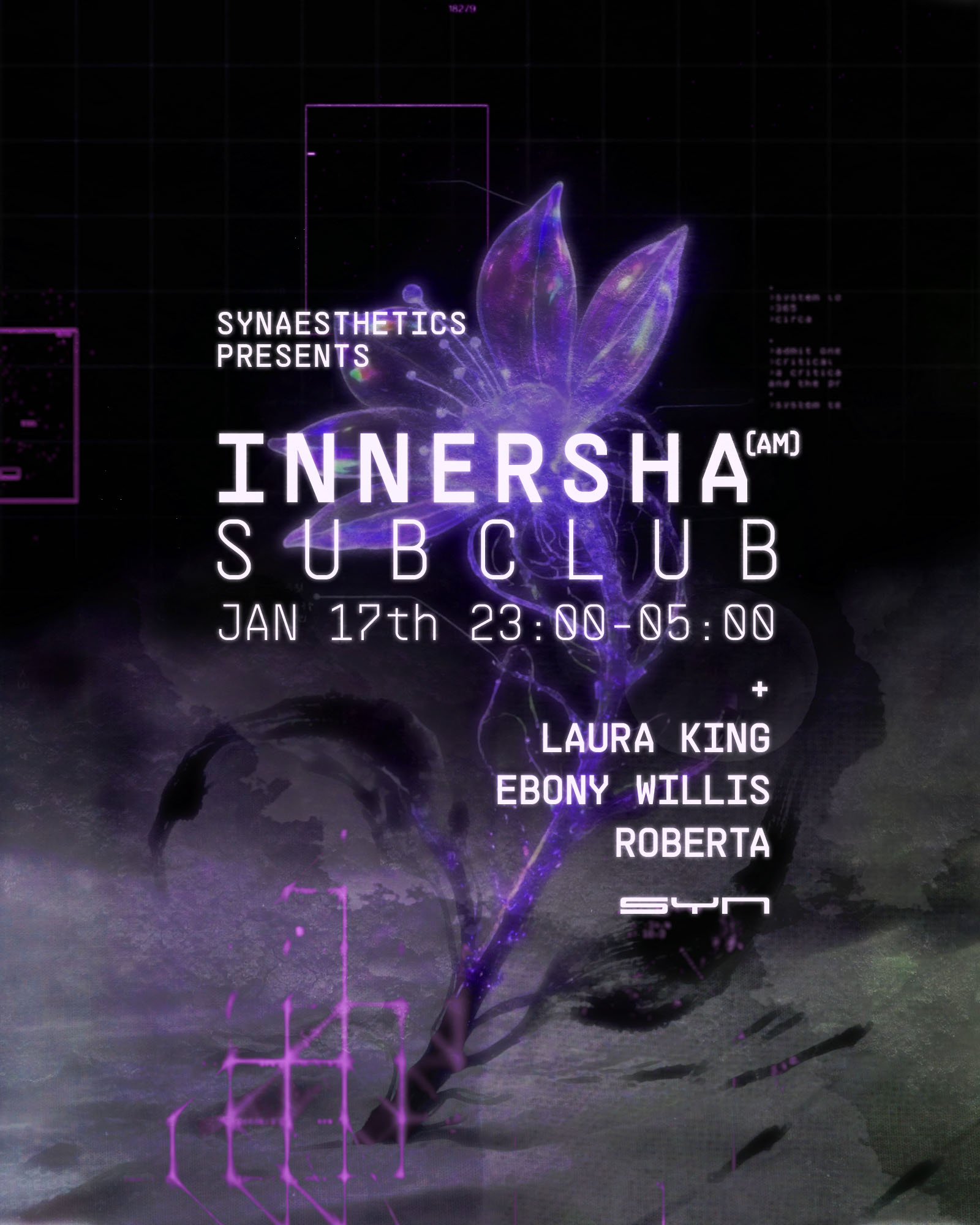 SYN presents Innersha (AM) & Laura King