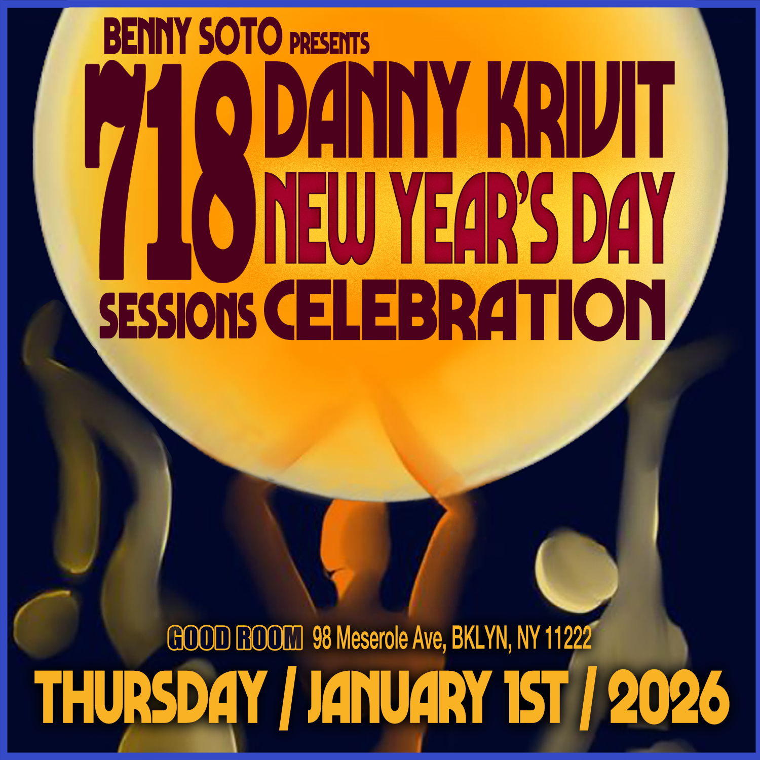 718 Sessions New Year's Day Party 2026 at Good Room, New York City
