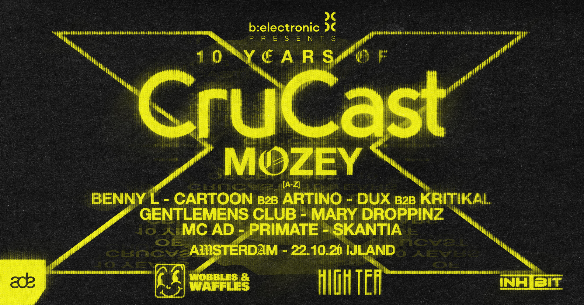 Crucast X HIGH TEA X Wobbles & Waffles ADE