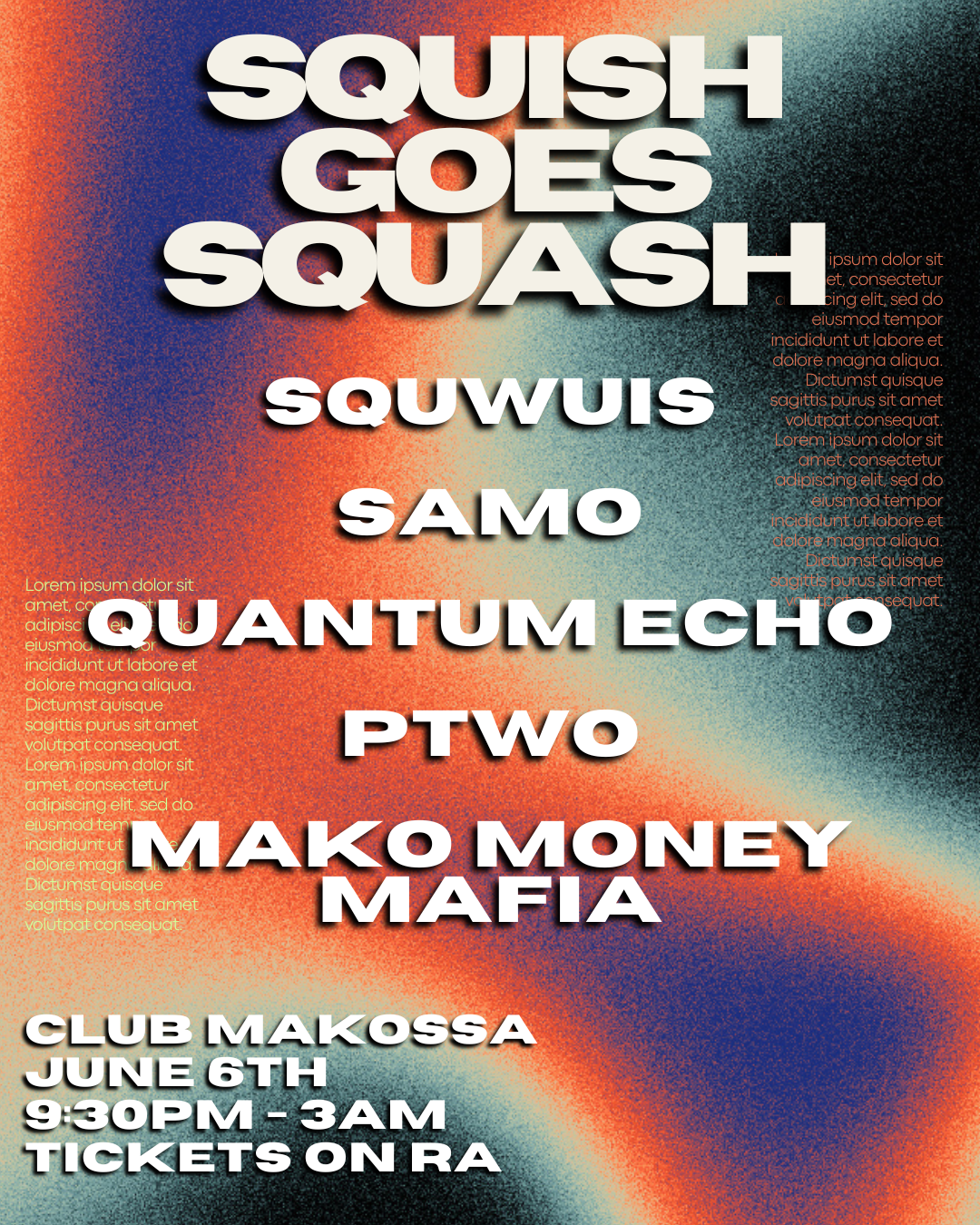 Squish Goes Squash