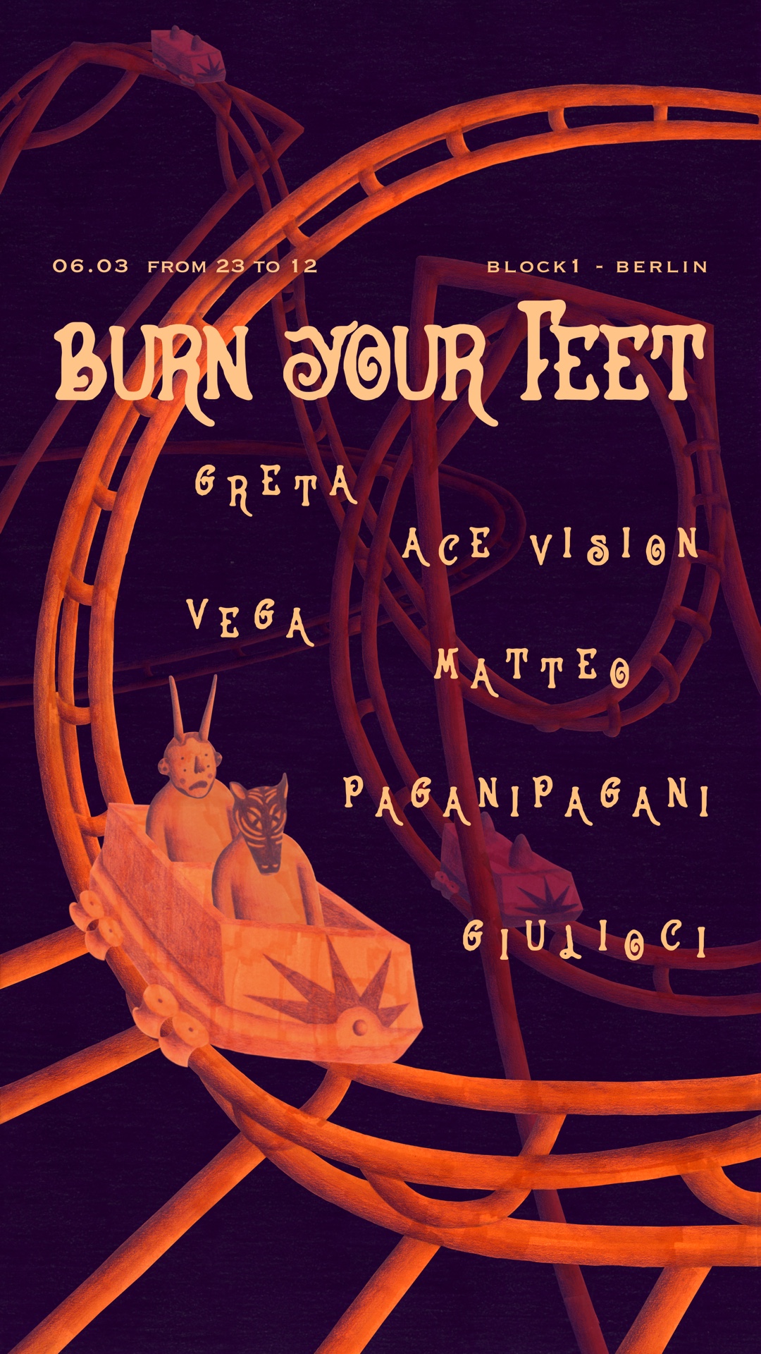 Burn Your Feet w\ Greta-AceVision-Matteo-Vega-paganipagani-GiulioCi