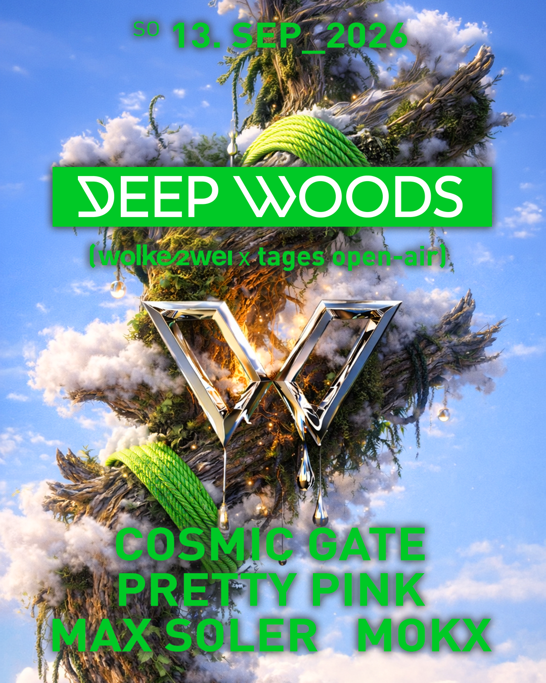 Pretty Pink pres. Deep Woods mit Special Guest Cosmic Gate — Wolkezwei, Lipsk