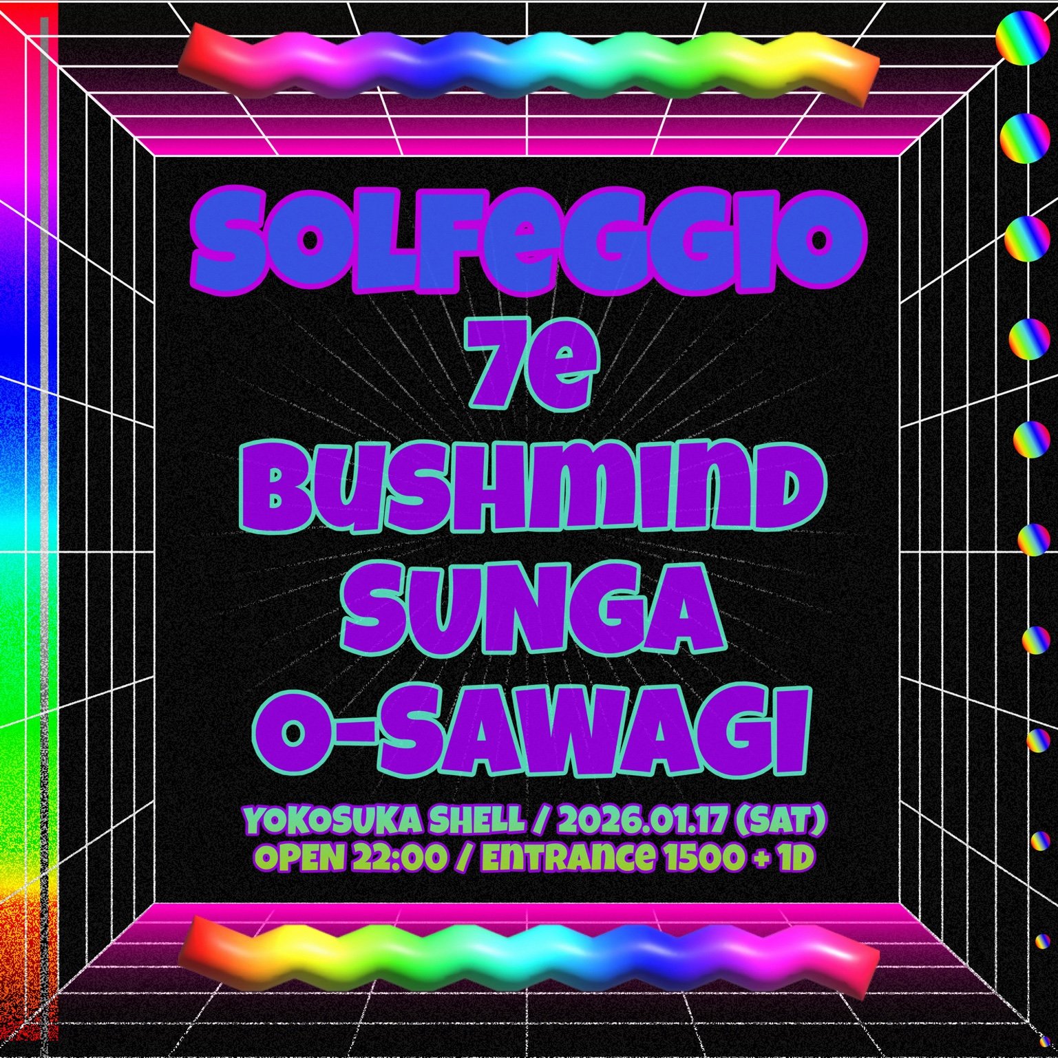 SOLFEGGIO at Dj Bar Shell, 関東