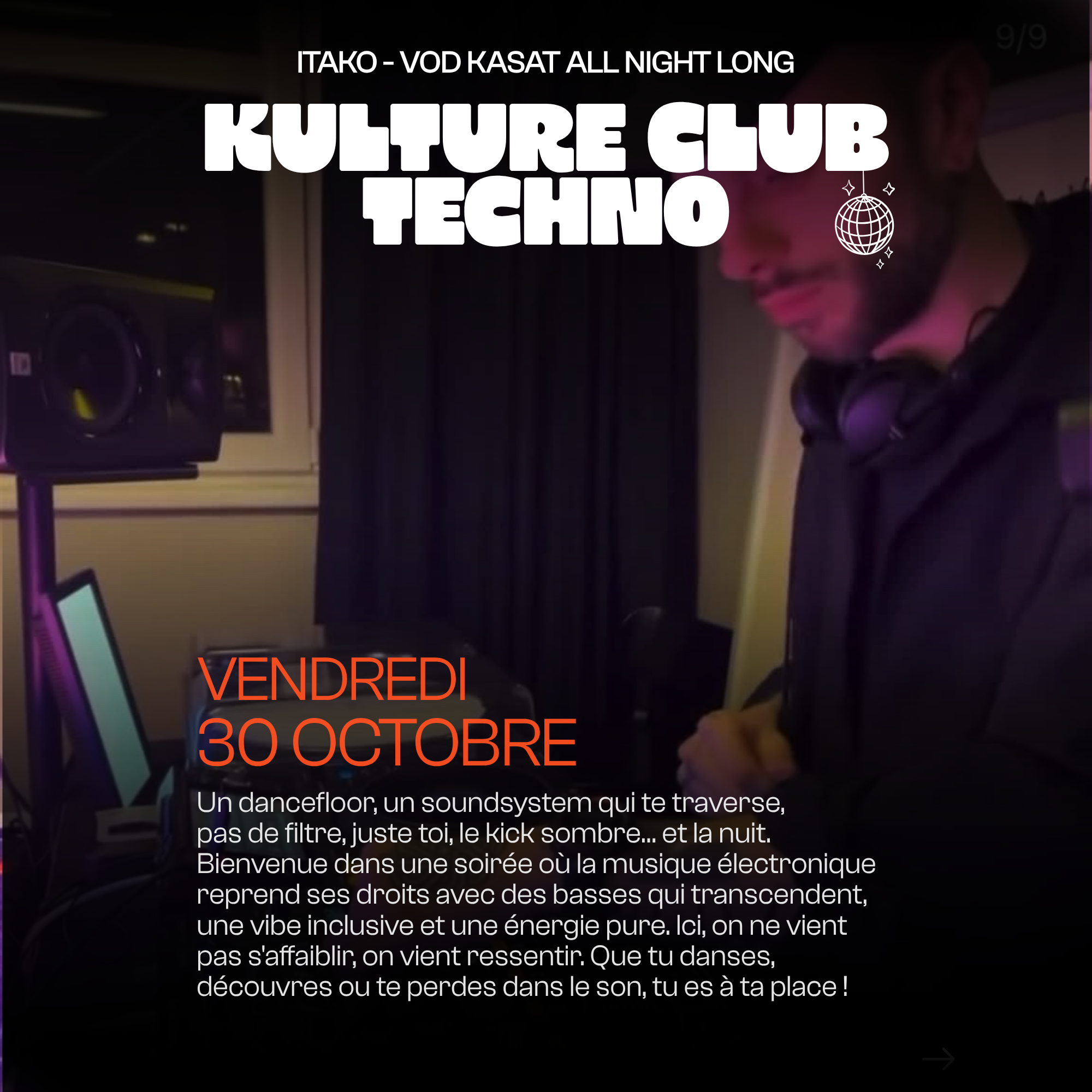 Kulture Club Techno: itako & Vod Kasat All night Long