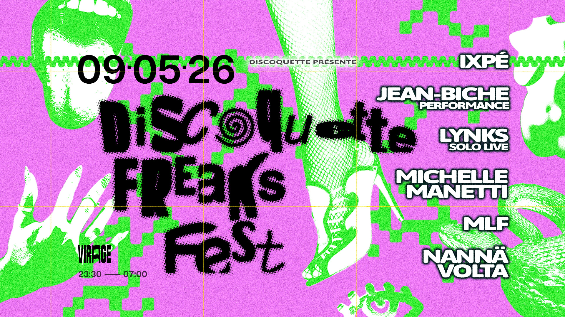 Discoquette FREAKS FEST: LYNKS LIVE, Michelle Manetti & MORE