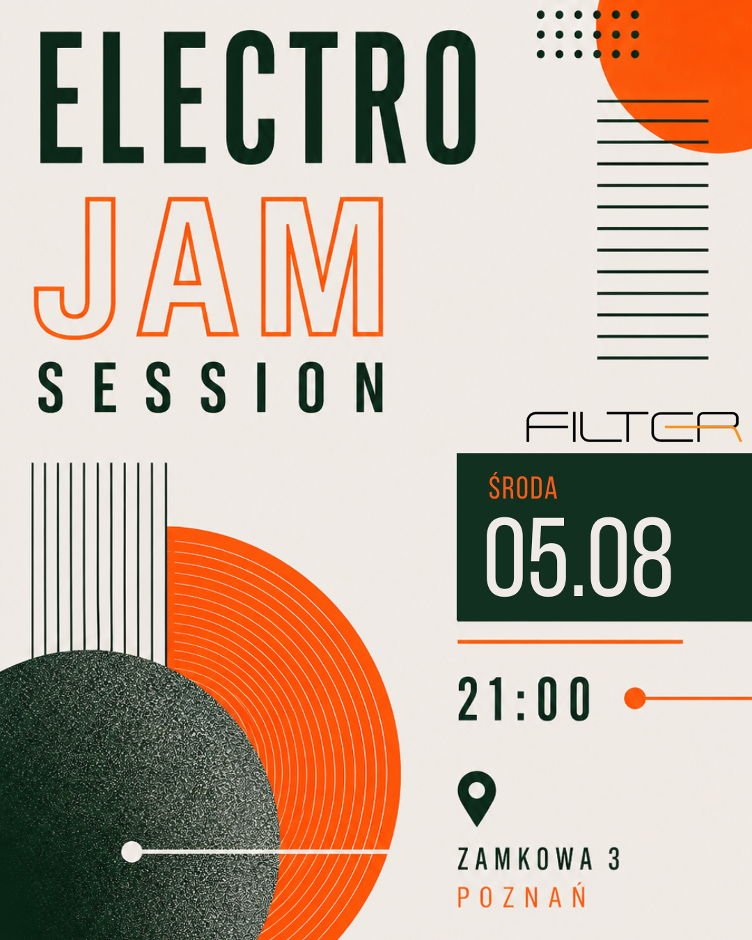 Electro Jam Session — Filter, Poznaň